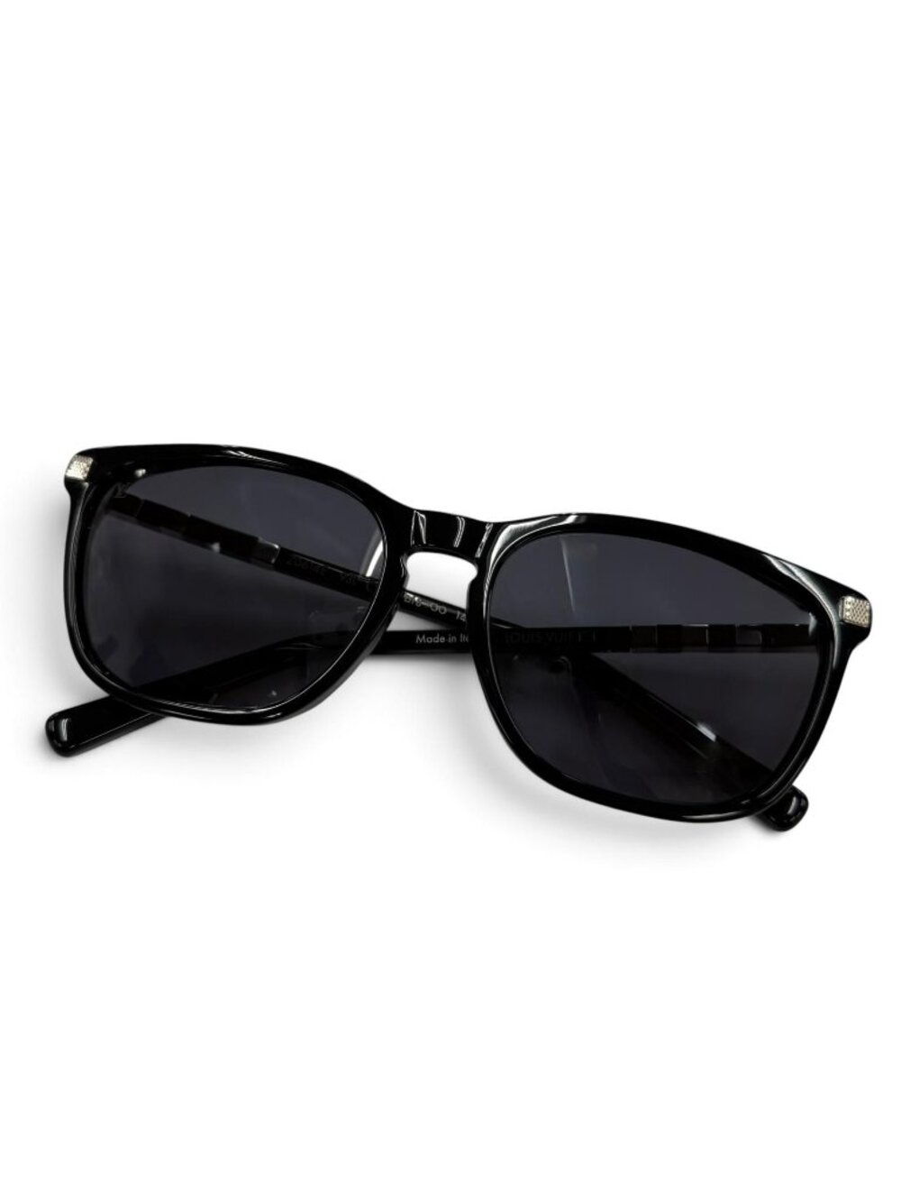 Louis Vuitton Conviction Sunglasses Black Silver 57 18 Demo Lens Eyewear